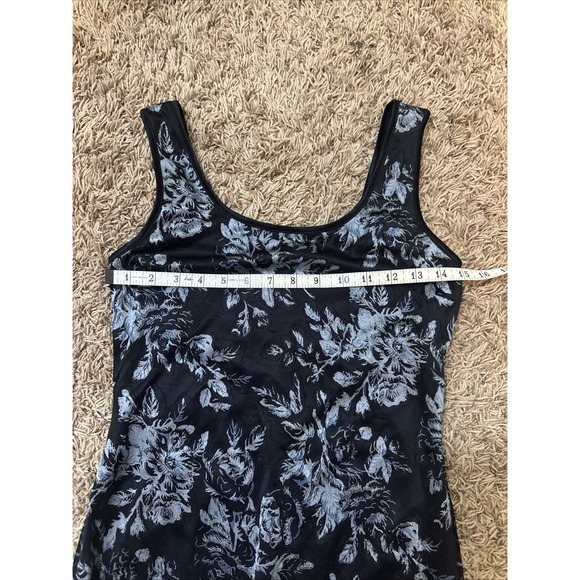 Vintage 90s Y2K Rampage Dress Black Floral Mesh Maxi Boho Retro Prom Goth Small - Picture 10 of 11